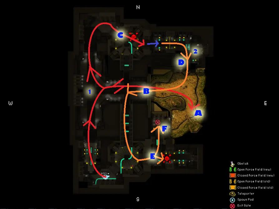 Into the Lions Den - Map